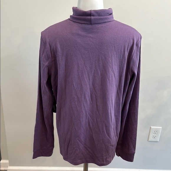 Hasting & Smith Large Purple Relaxed Long Sleeve Tee - Picture 8 of 10